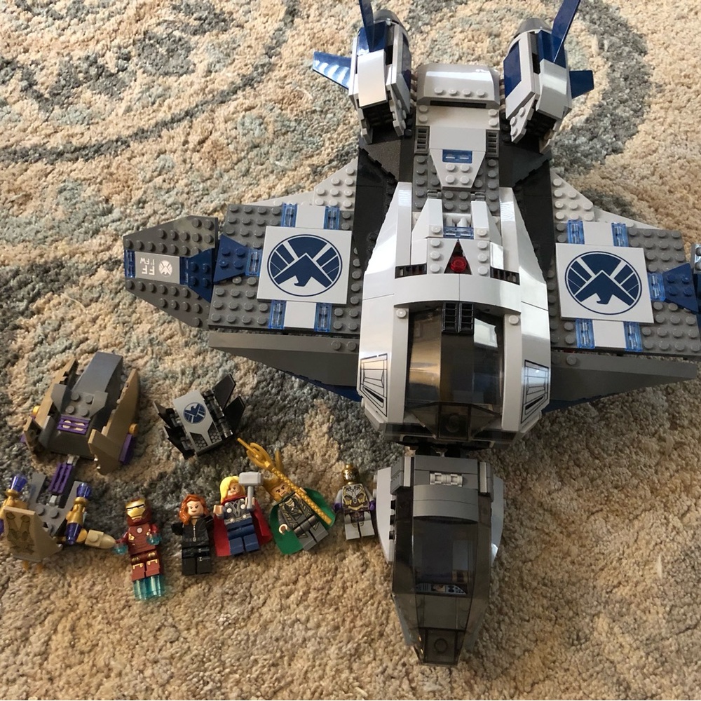 LEGO MARVEL SUPER HEROES SET 6869 QUINJET AERIAL BATTLE